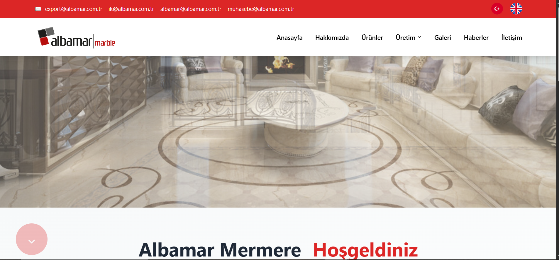 ALBAMAR WEB SİTESİ YENİLENDİ